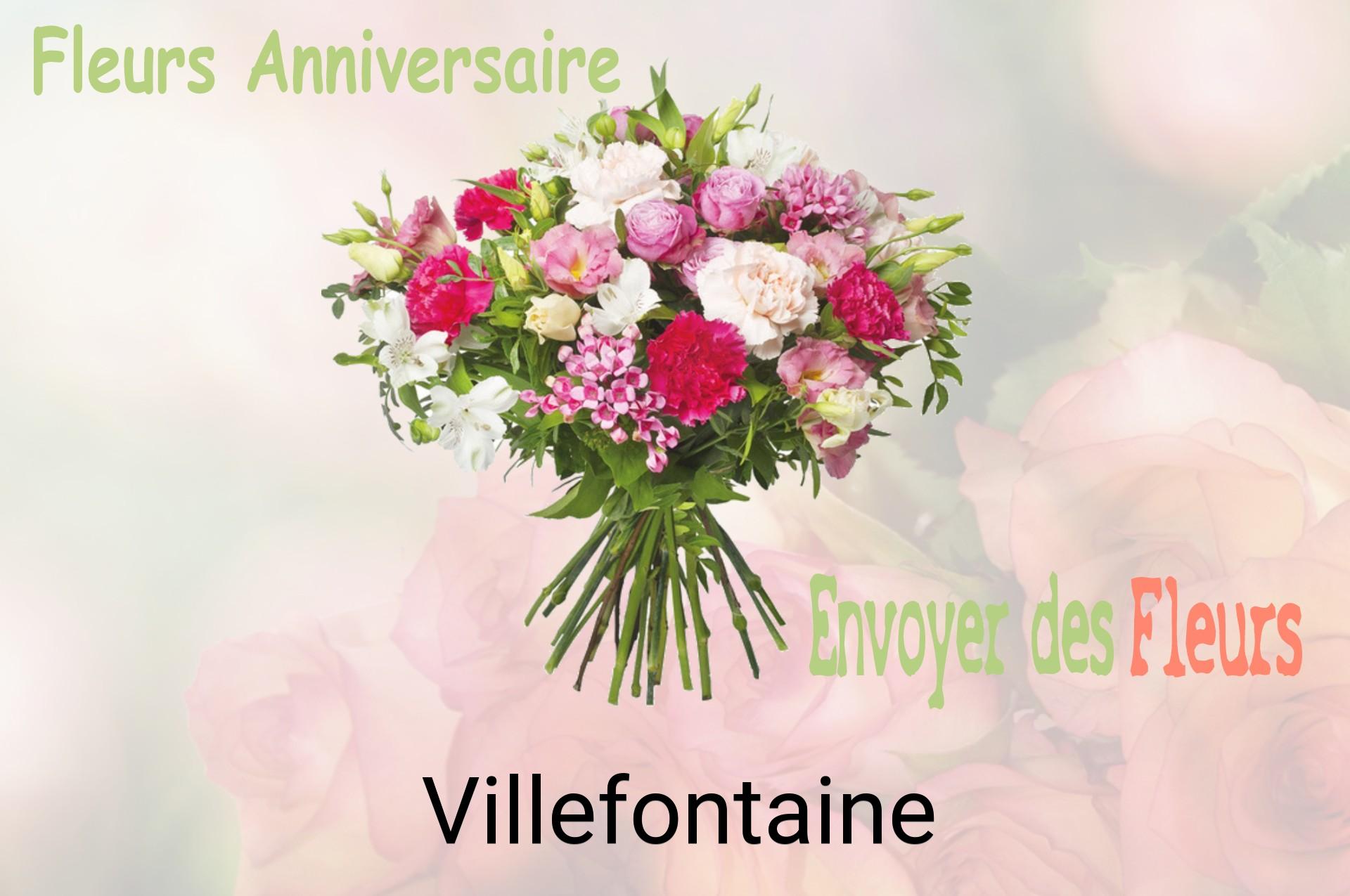 Bouquet de fleurs d’anniversaire livré à Villefontaine