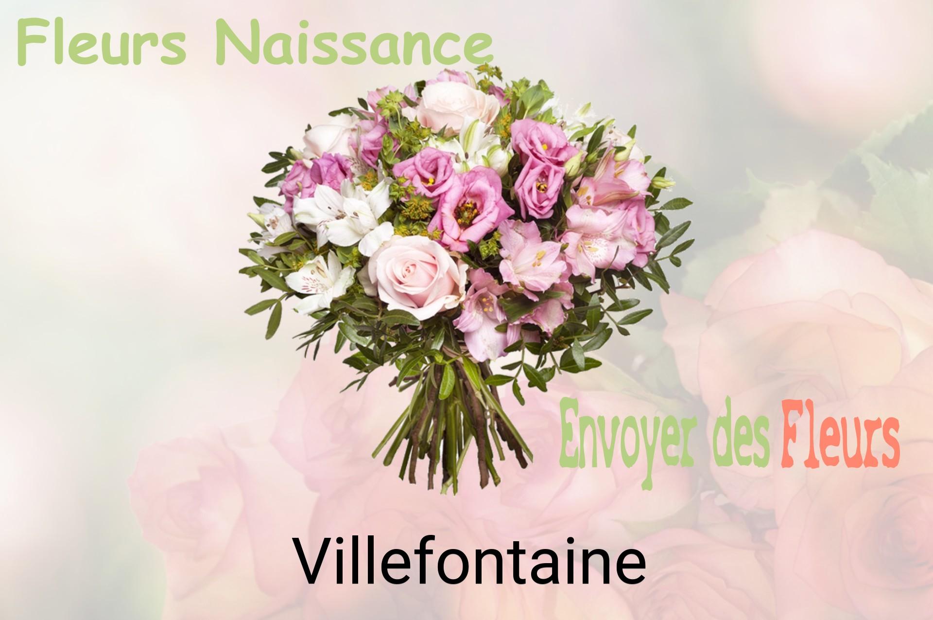 Bouquet de fleurs de naissance livré à Villefontaine